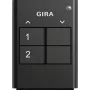 GIRA 535210 bezvadu rokas raidītājs sistēmai 3000, 2 kanālu RF, ar bateriju, balts
