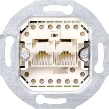 Gira Datu kontaktligzdas ieliktnis UAE/IAE/ISDN Standard 55, E2, Event Klar, Event, Event Opak, Esprit, ClassiX, System 55 019000