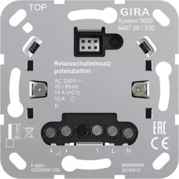 Gira potenciāli brīvais releja ieliktnis 540700