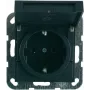 GIRA Schuko kontaktligzdas ieliktnis System 55 antracīta 045428