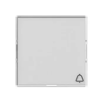 Gira System 55 pārsegs ar zvana simbolu, 55 x 55 mm, tīri balts spīdīgs (367900)