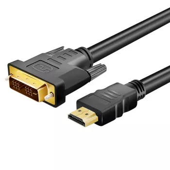 Gizzu 1080P HDMI uz DVI-D kabelis 1,8 m polimēra