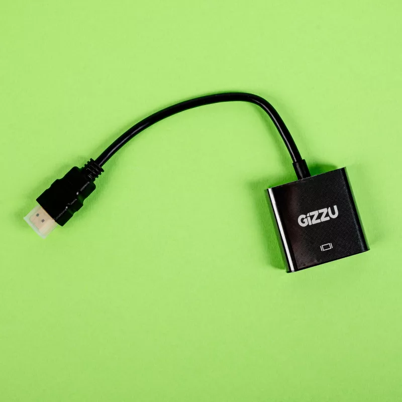 Gizzu 1080P HDMI uz VGA adapteris Poly