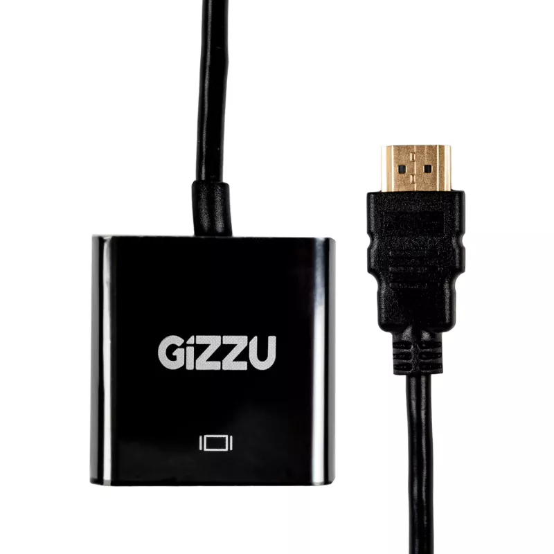 Gizzu 1080P HDMI uz VGA adapteris Poly