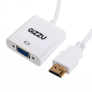Gizzu 1080P HDMI uz VGA adapteris ar audio