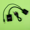 Gizzu 1080P VGA uz HDMI adapteris ar audio