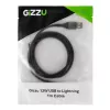 GIZZU 12W USB-A uz Lightning kabelis 1m Balts