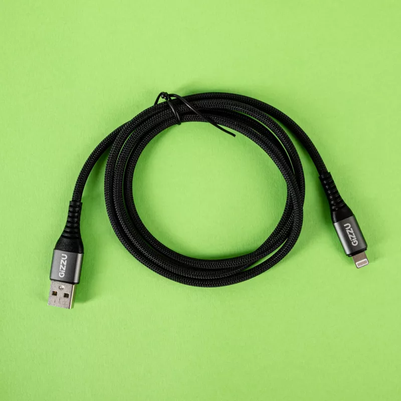 GIZZU 12W USB-A uz Lightning kabelis 1m Balts