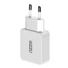 Gizzu 2-Port 45W GaN sienas lādētājs USB-C PD & USB-A QC balts