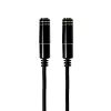 Gizzu 3-Pole Audio Splitter Cable - Melns