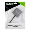 Gizzu 4-in-1 Type-C uz Dual HDMI centrmezgls