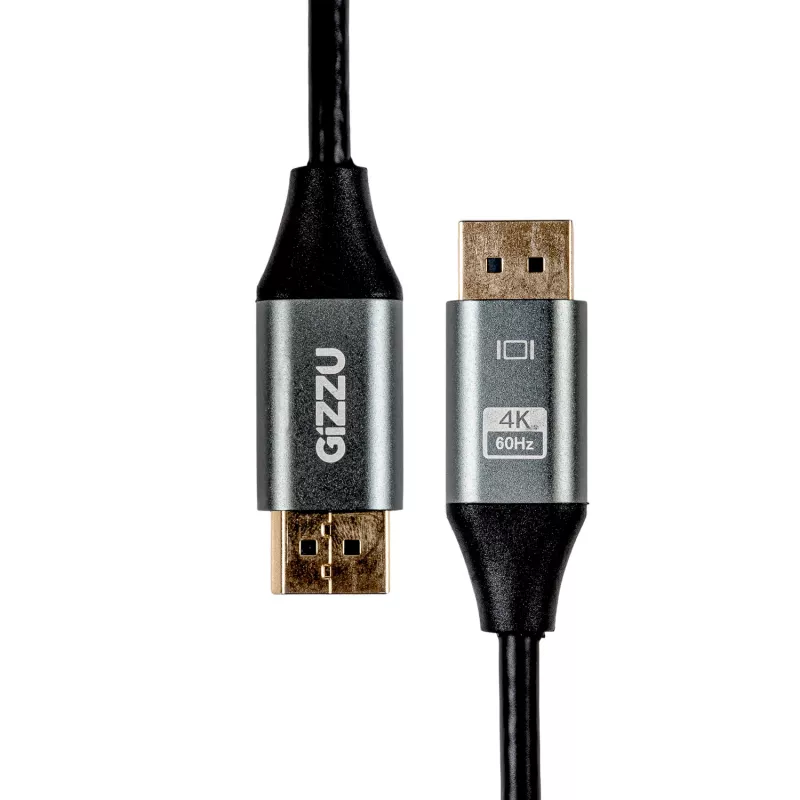 Gizzu 4K60Hz DisplayPort uz DisplayPort kabelis 1,5 m