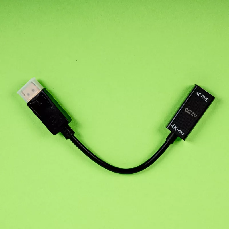 Gizzu 4K60Hz DisplayPort uz HDMI aktīvais adapteris