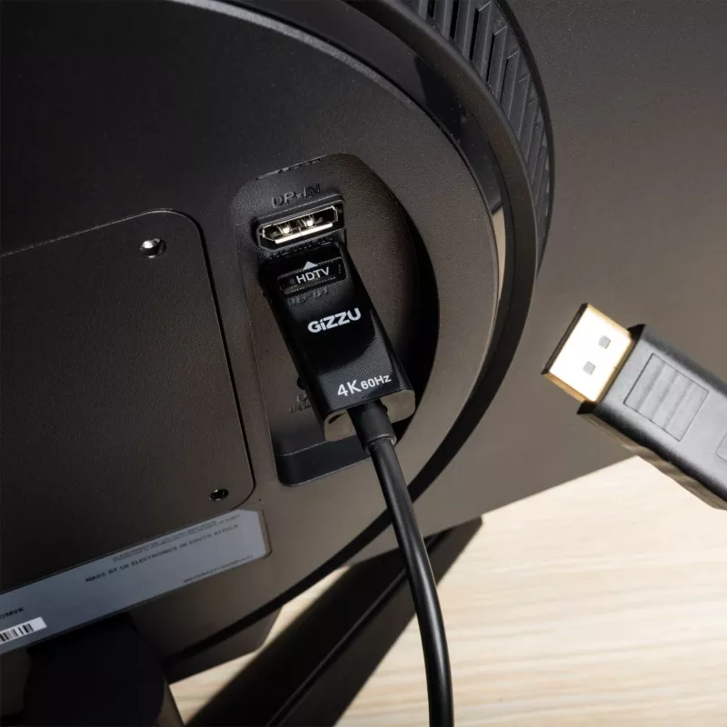 Gizzu 4K60Hz DisplayPort uz HDMI aktīvais adapteris