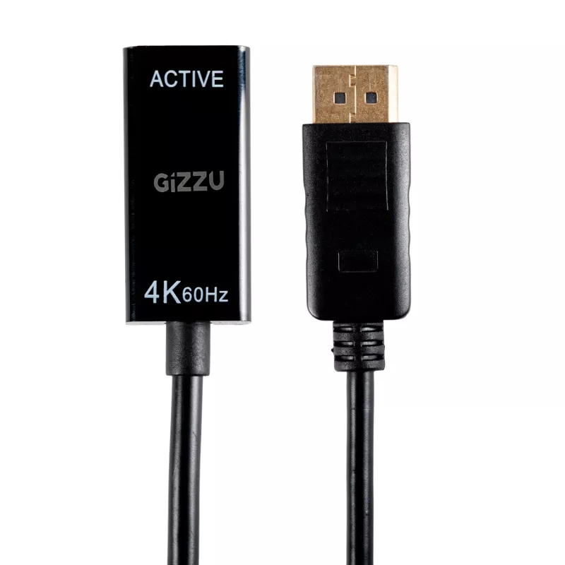 Gizzu 4K60Hz DisplayPort uz HDMI aktīvais adapteris