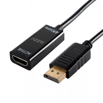 Gizzu 4K60Hz DisplayPort uz HDMI aktīvais adapteris