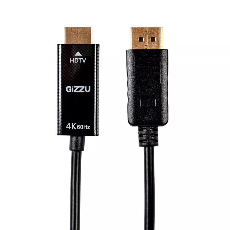 Gizzu 4K60Hz DisplayPort uz HDMI kabelis 1,5 m