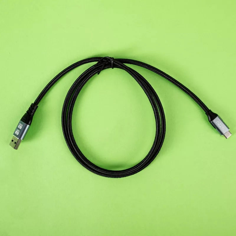 GIZZU 60W 10Gbps USB uz Type-C 1m kabelis
