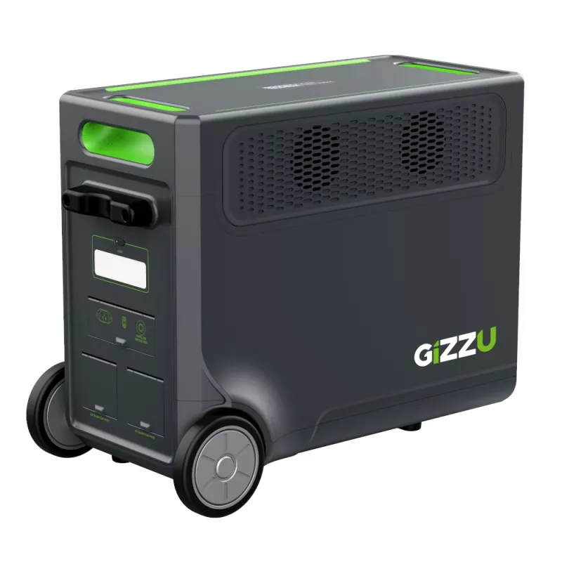 Gizzu Hero Ultra Plus 3840Wh UPS pārnēsājamā elektrostacija