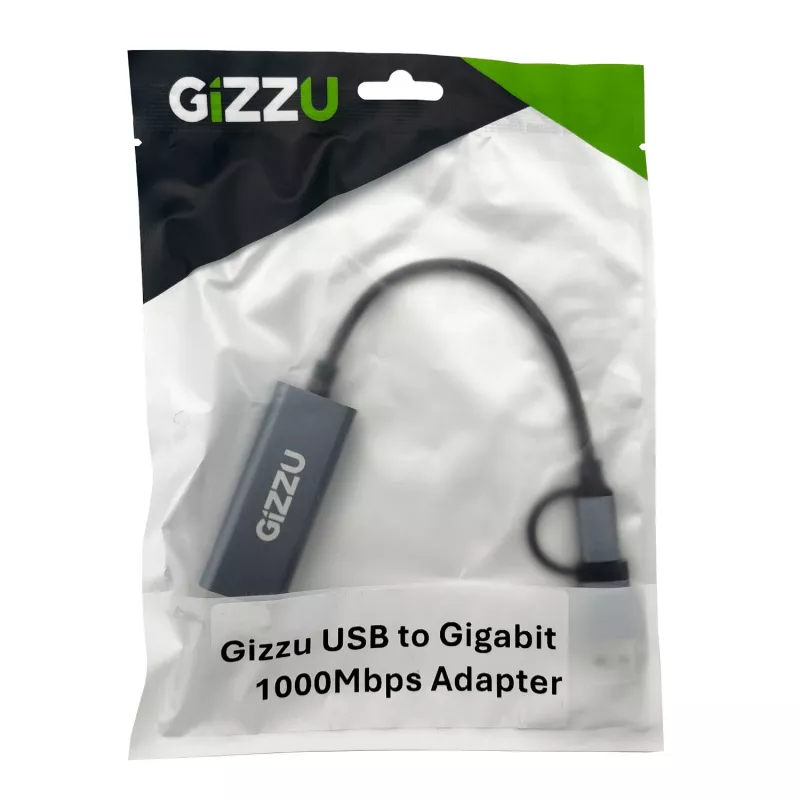 Gizzu High Speed Type-C/A Gigabitu adapteris Poly