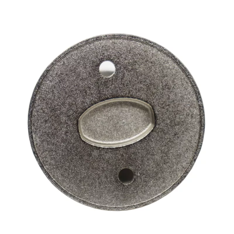 GIZZU Laptop Lock Plate - Universāls drošības enkurs Kensington slēdzenēm, līmējošs cinka sakausējums, sudraba