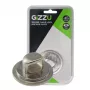 GIZZU Laptop Lock Plate - Universāls drošības enkurs Kensington slēdzenēm, līmējošs cinka sakausējums, sudraba