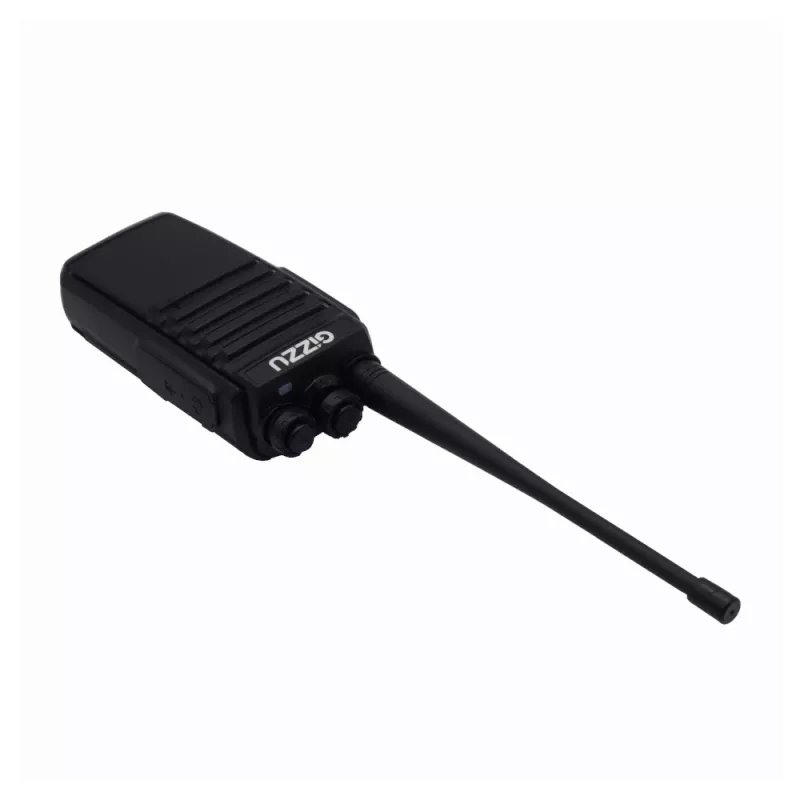 Gizzu Patrol Walkie Talkie komplekts PMR446 8 kanālu divvirzienu radio ar VOX, skenēšanu, lukturīti – melns/oranžs (2 iepakojums)