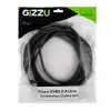 Gizzu USB 3.0 aktīvais pagarinātāja kabelis 5m - Melns
