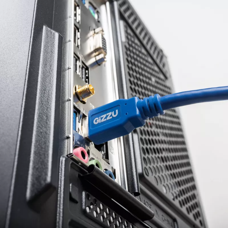 Gizzu USB 3.0 pagarinājuma kabelis 5m - zils