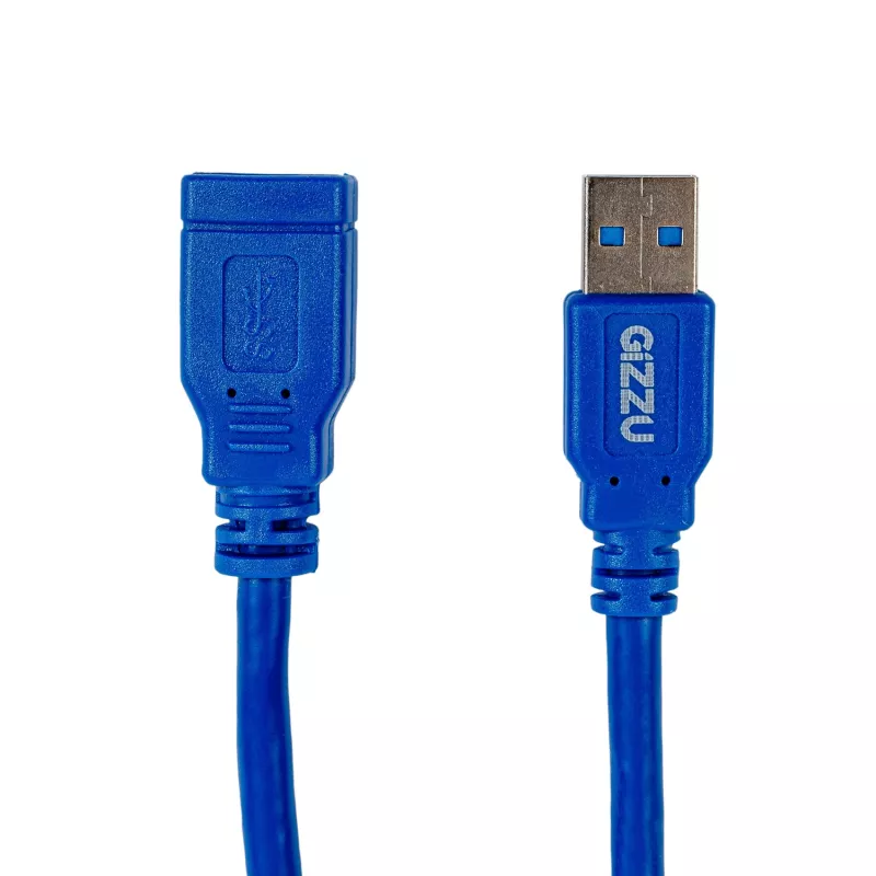 Gizzu USB 3.0 pagarinājuma kabelis 5m - zils
