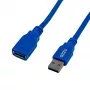 Gizzu USB 3.0 pagarinājuma kabelis 5m - zils
