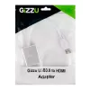 Gizzu USB 3.0 uz HDMI adapteris - Full HD 1080p video izvade, melns
