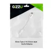 Gizzu USB Type-C uz 3,5 mm AUX audio adapteris - balts
