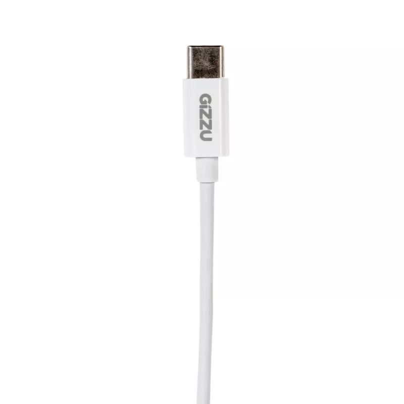 Gizzu USB Type-C uz 3,5 mm AUX audio adapteris - balts