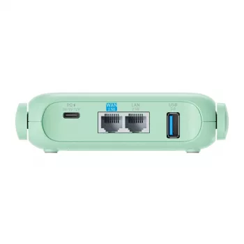 GL.iNet Beryl 7 Wi-Fi 7 maršrutētājs GL-MT3600BE - divjoslu, 2.5G Multi-Gigabit, OpenWrt, VPN, USB 3.0, melns