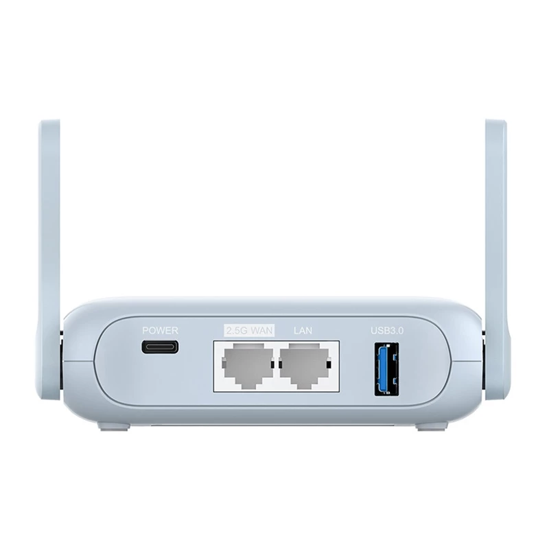 GL.iNet Beryl AX GL-MT3000 kabatas izmēra Wi-Fi 6 ceļojumu maršrutētājs, AX3000 divjoslu, 2.5G WAN, 1G LAN, USB 3.0, OpenWrt, VPN, WireGuard, OpenVPN, WPA3, AdGuard Home