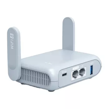 GL.iNet Beryl AX GL-MT3000 kabatas izmēra Wi-Fi 6 ceļojumu maršrutētājs, AX3000 divjoslu, 2.5G WAN, 1G LAN, USB 3.0, OpenWrt, VPN, WireGuard, OpenVPN, WPA3, AdGuard Home