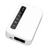 GL.iNet Puli 4G LTE portatīvais maršrutētājs ar 5000mAh akumulatoru, OpenWrt, VPN, Wi-Fi 4, 2x Ethernet, USB, MicroSD, melns