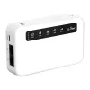 GL.iNet Puli 4G LTE portatīvais maršrutētājs ar 5000mAh akumulatoru, OpenWrt, VPN, Wi-Fi 4, 2x Ethernet, USB, MicroSD, melns