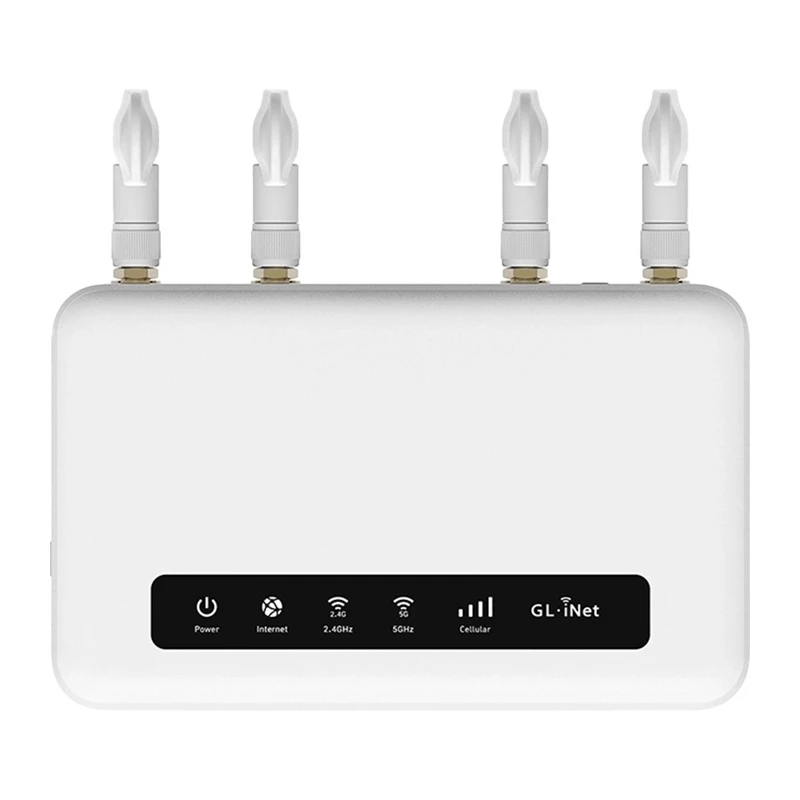 GL.iNet Spitz Plus GL-X2000 5G NR divjoslu Wi-Fi 6 AX3000 bezvadu maršrutētājs