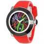 GLAM ROCK GR32040 Sieviešu Šveices kvarca hronogrāfa pulkstenis 44mm Melns silikons
