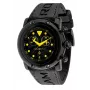 GLAM ROCK GR61112 Sieviešu hronogrāfa pulkstenis 46mm Melns silikons