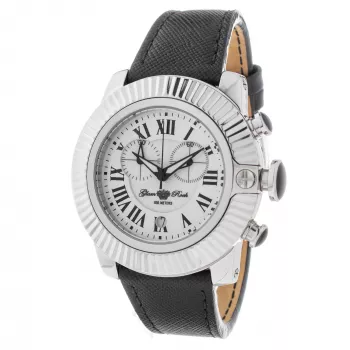 GLAM ROCK Sieviešu GR32107 44mm Šveices kvarca hronogrāfa pulkstenis balts silikons