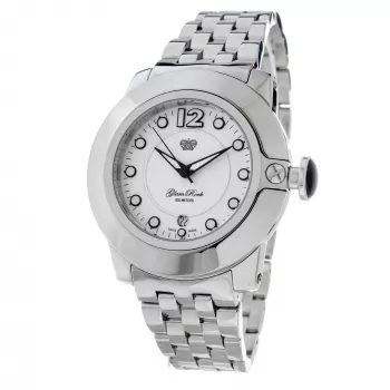GLAM ROCK Sieviešu Miami Beach Hronogrāfa Pulkstenis GR32050BP 44mm Melns Silikons