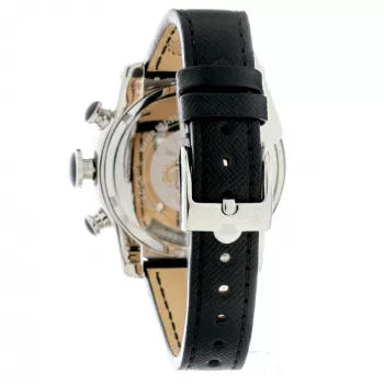 GLAM ROCK Sieviešu Šveices kvarca pulkstenis GR32118 44mm Melna āda