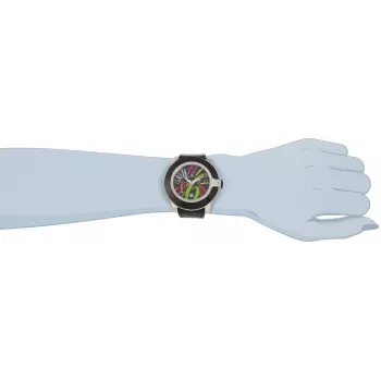 GLAM ROCK Sieviešu pulkstenis GR32018 Miami kolekcija 44mm Šveices kvarcs Nerūsējošais tērauds Āda Melns
