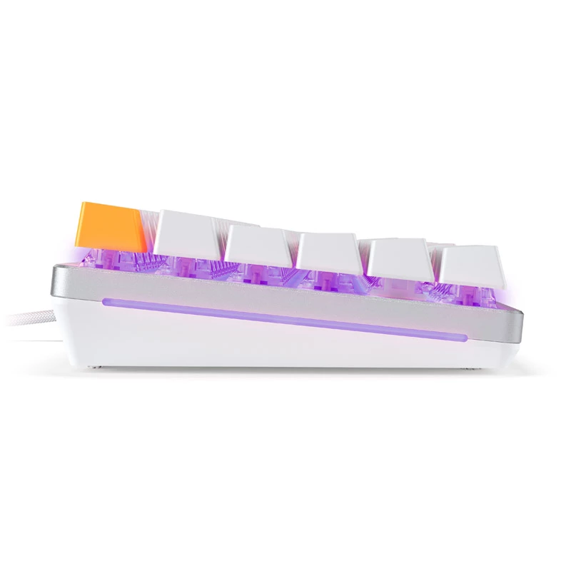 Glorious GMMK 2 Full-Size Keyboard - Fox Switches, NO-Layout, White