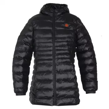 Glovii GTFBL Sieviešu apsildāmā softshell jaka ar oglekļa šķiedras sildīšanu, 3 režīmiem, uzlādējamu akumulatoru, melna