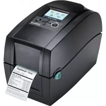 GODEX C.ITOH RT200i etiķešu printeris - tiešā termopārsūtīšana / termopārsūtīšana - 6 cm ruļļi - 203 dpi - līdz 177 mm/s - USB 2.0, LAN, Serial, USB Host