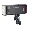Godox AD200Pro II kabatas zibspuldzes komplekts ar atklātu spuldzi un Fresnel galvu, 200Ws, TTL/HSS, 2.4GHz X sistēma